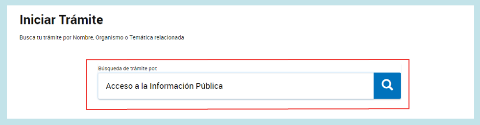 Buscá el trámite