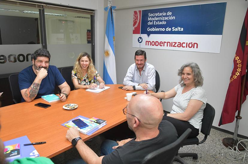 Pablo Gutiérrez, Tamara Zylbersztejn, Martín Güemes, Andrea Ramos y Pablo Moraga. 