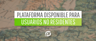 Plataforma disponible para Usuarios No Residentes