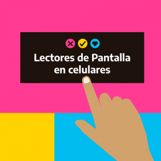 Lectores de pantalla en celulares